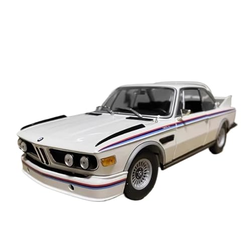 Für BMW 3.0 CSL E9 1973, Weiße Druckguss-Legierung, Sammlungsmodell, Klassische Sammlung Für Erwachsene, Dekoration, Geschenk, Maßstab 1:18 von WJXNNON