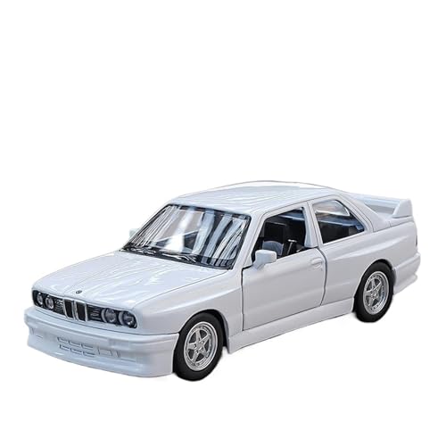 Für BMW M4 CSL G82 BMW M3 E30 Metallspielzeug Legierung Auto Druckguss & Spielzeugfahrzeuge Automodell Modellauto Für Kinder 1:36(M3 White) von WJXNNON