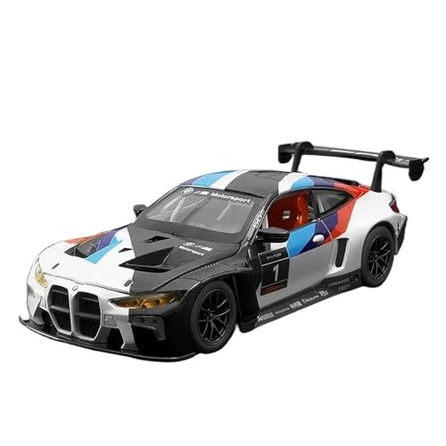Für BMW M4 GT3 Legierung Automodell Schiebespielzeug Sport Rennwagen Als Geburtstagsgeschenk Für Kinder Im Maßstab 1:24(With box3) von WJXNNON