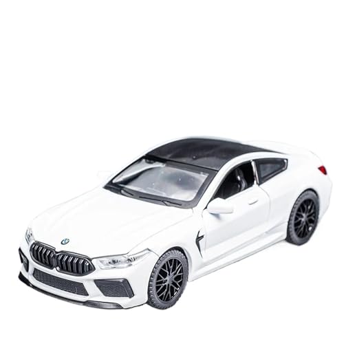 Für BMW Serie M8 Supercar Legierung Druckguss Metall Auto Modell Sound Und Licht Sammlung 1:32(White-Boxed) von WJXNNON