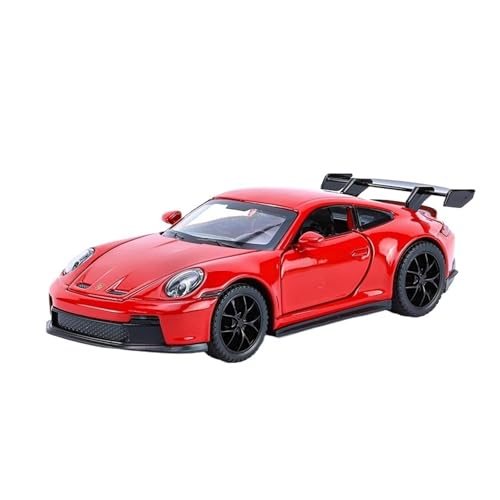 Für GT3 Legierung Sportwagen Modell Druckguss Metall Rennwagen Fahrzeuge Modell Sound Licht Spielzeug Geschenk B: 32(Red) von WJXNNON