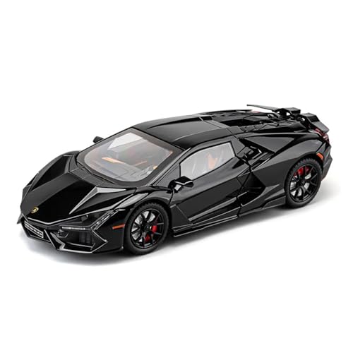 Für Lambor Revuelto Miniatur Legierung Diecast Auto Modelle Spielzeug Supercar Geschenke 1:24(Black) von WJXNNON