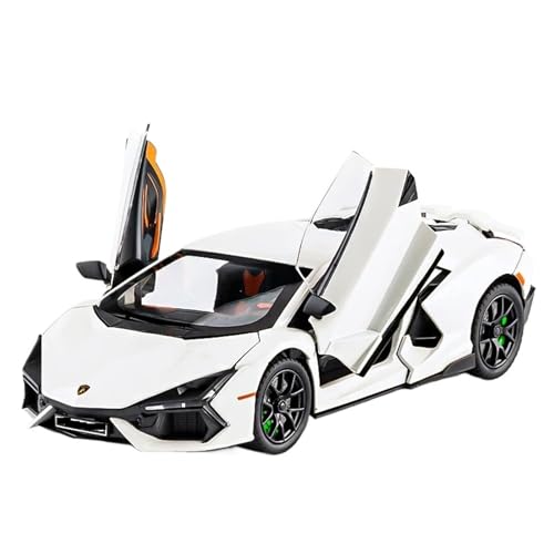 Für Lamborghini Revuelto Legierung Auto Modell Diecast Metall Miniatur Auto Sound & Licht Sammlung Spielzeug Fahrzeuge Geschenke 1:24(White Box) von WJXNNON