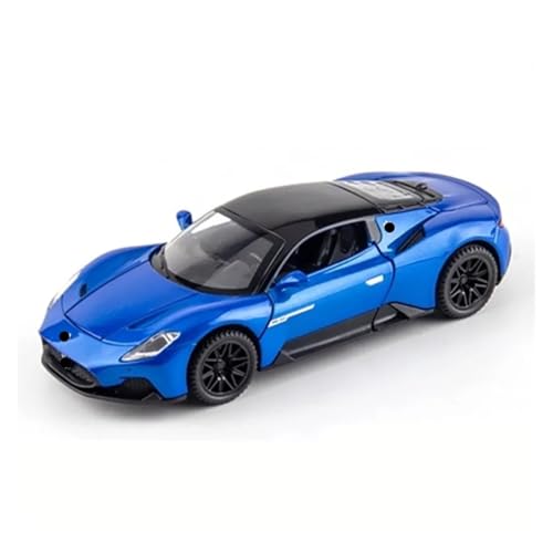 Für Maserati Legierung Sportwagen Modell Metall Spielzeug Fahrzeuge Auto Modell Sound Und Licht Simulation Kinder Spielzeug Geschenk MC20 1:32(Blue) von WJXNNON