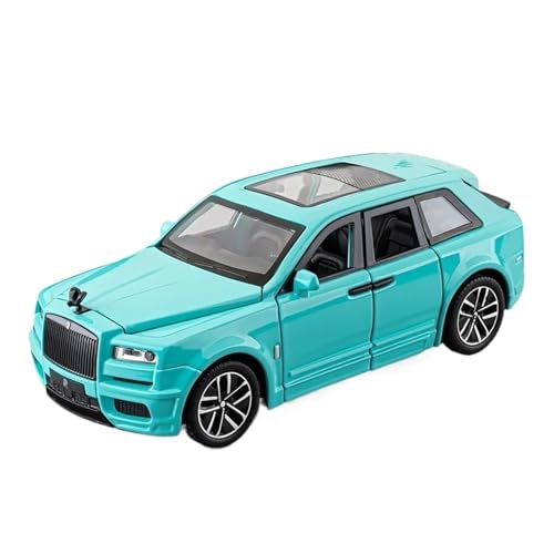 Für Rolls Royce Cullinan SUV, Legierung, Druckguss-Metallmodell, Sammeln, Hobby-Modell, Ornamente, Geschenk Für Freund, 1:32(Blue Box) von WJXNNON