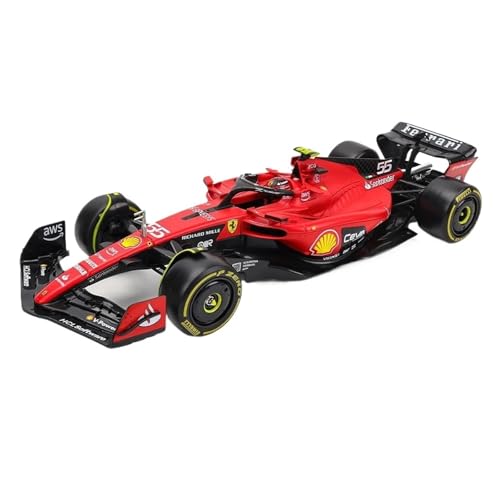 WJXNNON 1:24 Für F1 2022 Rb18 Simulation Legierung Auto Modell Handwerk Dekoration Sammlung Spielzeug Werkzeuge(1-24 2023 SF23-55) von WJXNNON