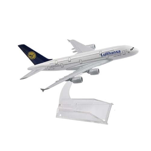 WJXNNON 16cm Für A320 Airlines Legierung Metall 1:400 Skala Druckguss Flugzeug Modell Flugzeug Mit Halter(087) von WJXNNON