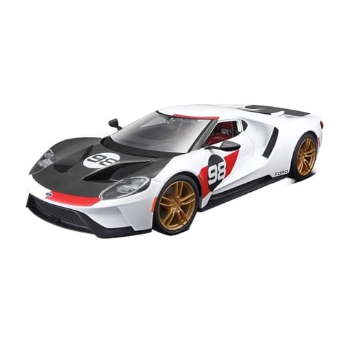 WJXNNON Für 2017 Ford GT Supersportwagen Oldtimer Legierung Automodell Statische Druckgussmodellsammlung Geschenk Geschenk 1:18(2021 Ford GT) von WJXNNON