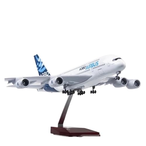 WJXNNON ﻿Für A380 Airline Druckguss-Flugzeugmodell, Geschenke Für Familie Und Freunde, Sammlerstück, Maßstab 1:160, 50,5 cm(NO Light) von WJXNNON