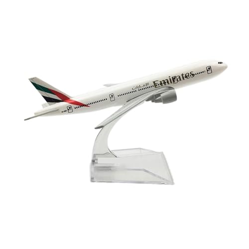 WJXNNON Für Air Airbus A747 Flugzeug Modell Flugzeug Diecast Metall Flugzeuge 16cm(777 UAE) von WJXNNON