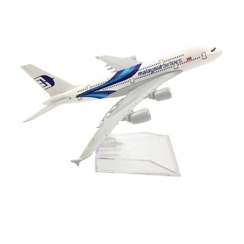 WJXNNON Für Air Boeing A380 Flugzeugmodellflugzeug Diecast Metall 1/400 Skala 16 cm(A380 My) von WJXNNON