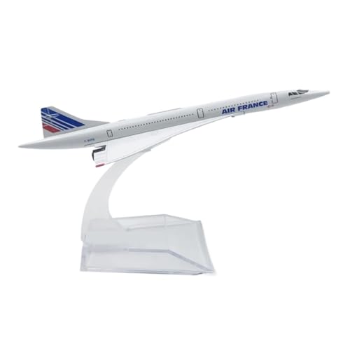 WJXNNON Für Air Boeing A380 Flugzeugmodellflugzeug Diecast Metall 1/400 Skala 16 cm(Concorde FR) von WJXNNON