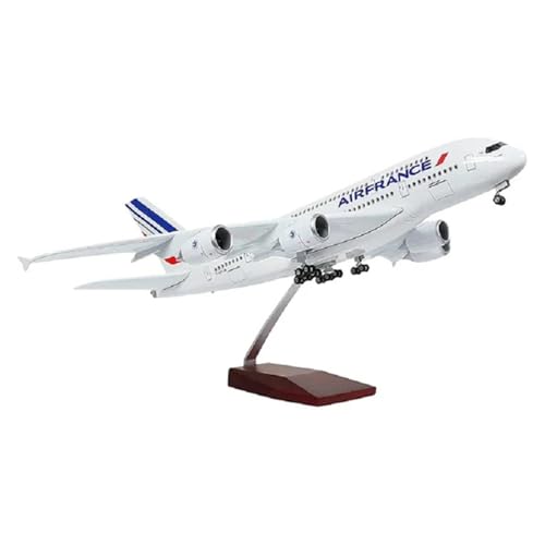 WJXNNON ﻿Für Air France Flugzeugmodell Druckguss-Kunststoffharz Modellflugzeug 47CM 1: 160 von WJXNNON