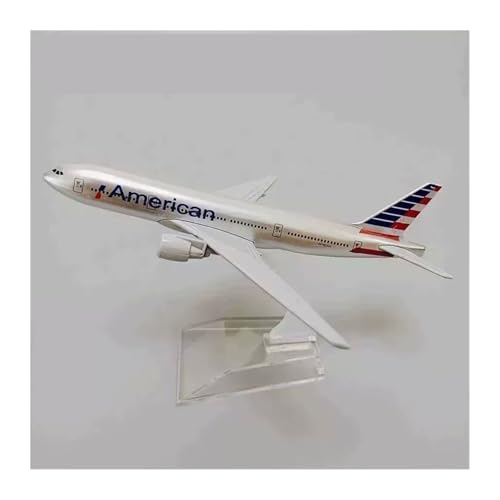 WJXNNON Für Air France-Legierungsflugzeugmodell Im Maßstab 1:400, Metall, 16 cm(American AA B777) von WJXNNON