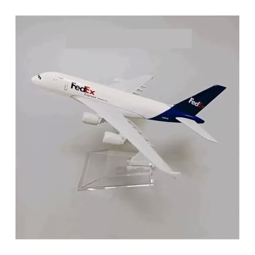 WJXNNON Für Air France-Legierungsflugzeugmodell Im Maßstab 1:400, Metall, 16 cm(FedEx A380) von WJXNNON