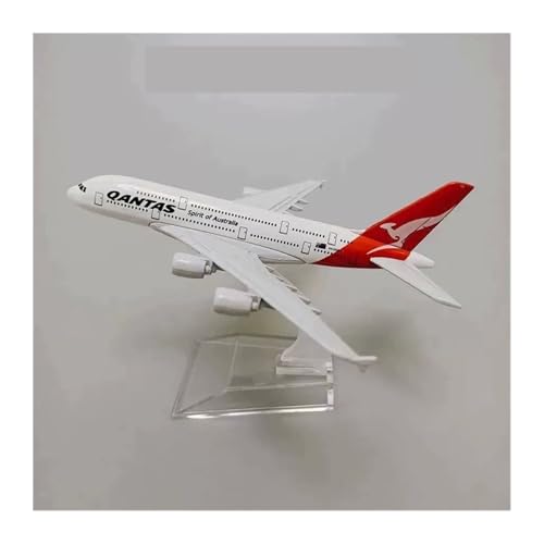 WJXNNON Für Air France-Legierungsflugzeugmodell Im Maßstab 1:400, Metall, 16 cm(QANTAS A380) von WJXNNON