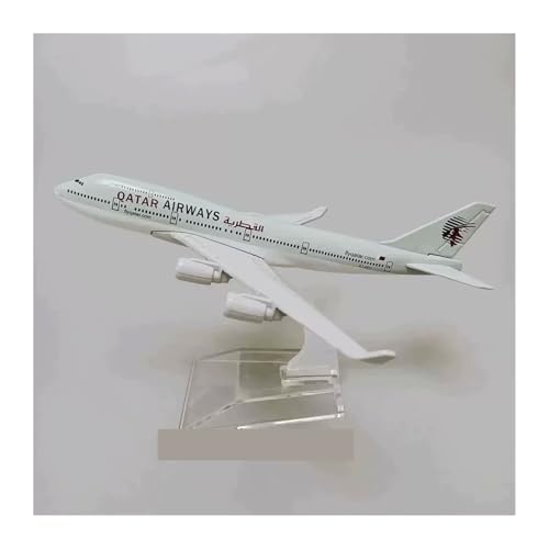 WJXNNON Für Air France-Legierungsflugzeugmodell Im Maßstab 1:400, Metall, 16 cm(Qatar B747) von WJXNNON