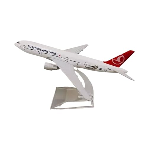 WJXNNON Für Air France-Legierungsflugzeugmodell Im Maßstab 1:400, Metall, 16 cm(Turkish B777) von WJXNNON