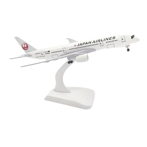 WJXNNON Für Airbus 787 Der B787-Serie, Druckguss-Metallflugzeugmodell Mit Ständer, Legierungsmodell, Sammlerstück, 20 cm(B787 Japan) von WJXNNON