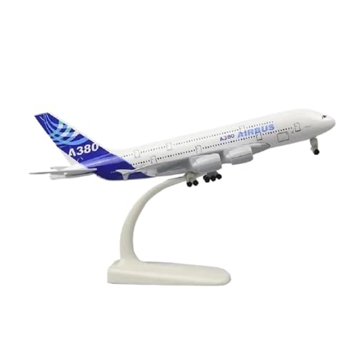 WJXNNON Für Airbus A380 Flugzeugmodell Kunststoff Mit Pedastalmodellgebäudeebene Modell 20 cm 1: 400 von WJXNNON