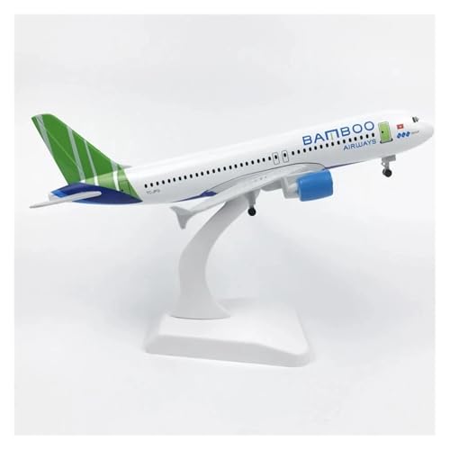 WJXNNON Für Airbus Serie Flugzeuge Diecast Simulation Legierung Verkehrsflugzeug Modell Familie Spielzeug Und Ornamente A380 A350 A330 A320 Handwerk Geschenke 20cm(A320 Vietnam Air) von WJXNNON