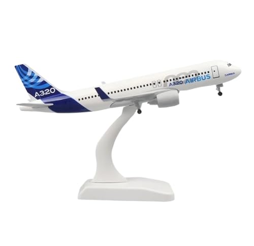 WJXNNON ﻿Für Airlines A320 Metall Airliner Modell Legierung Material Luftfahrt Simulation Spielzeug Geschenk Airp 20cm 1:400 von WJXNNON