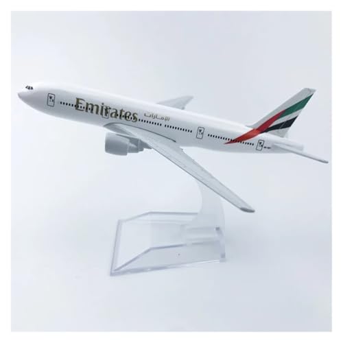 WJXNNON ﻿Für Airlines Airbus A380/B777 Legierung Flugzeug Modell Stand Sammlung Display Spielzeug Geschenk 16 cm(B777) von WJXNNON