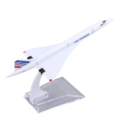 WJXNNON Für Airways Concorde-Modell Flugzeug Aus Druckgussmetall 16cm Flugzeugmodell 1:400(French) von WJXNNON