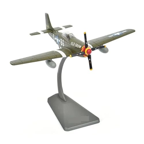 WJXNNON ﻿Für American Mustang P-51 Fighter Fertiges Flugzeugmodell Aus Druckgusslegierung, Spielzeug-Display-Sammlung Im Maßstab 1:72(B) von WJXNNON