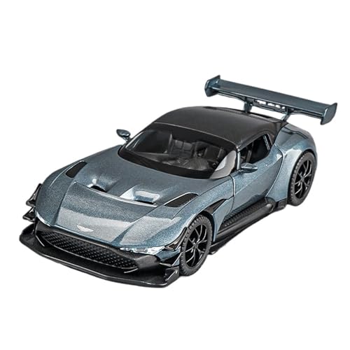 WJXNNON Für AstonMartin Supercar Legierung Diecast Modell Auto Innendekoration Sound & Licht Simulation Geschenk1:32(Gray) von WJXNNON