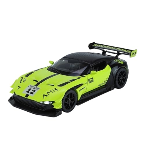 WJXNNON Für AstonMartin Supercar Legierung Diecast Modell Auto Innendekoration Sound & Licht Simulation Geschenk1:32(Green1 Box) von WJXNNON