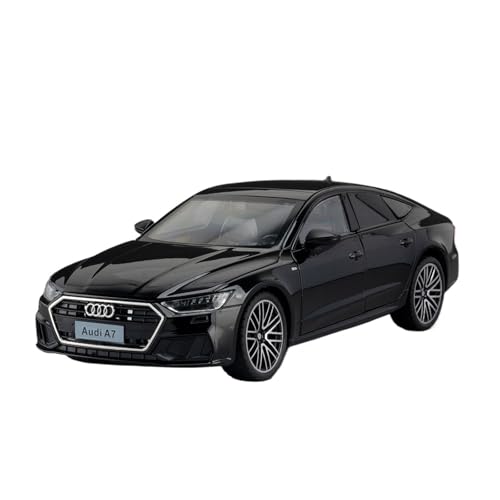 WJXNNON Für Audi A7 Legierung Auto Modell Diecast Spielzeug Metall Fahrzeug Auto Modell Sammlung Sound Und Licht Hohe Simulation 1/24(Black) von WJXNNON