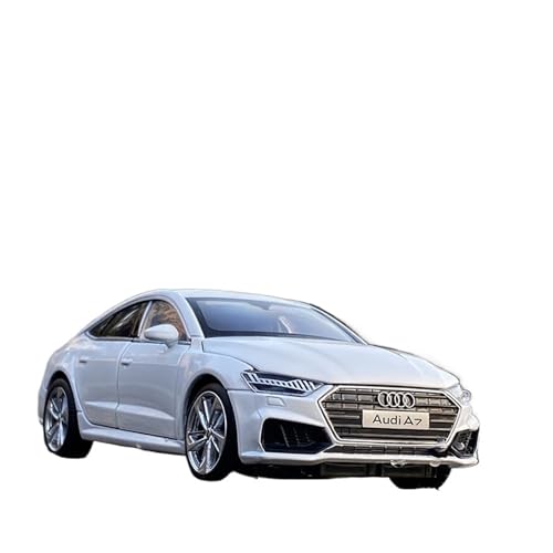 WJXNNON Für Audi A7 Legierung Auto Modell Druck Druck Metall Spielzeug Auto Modell Simulation Sound Licht Sammlung Kinder Geschenk 1:32(A7 White) von WJXNNON