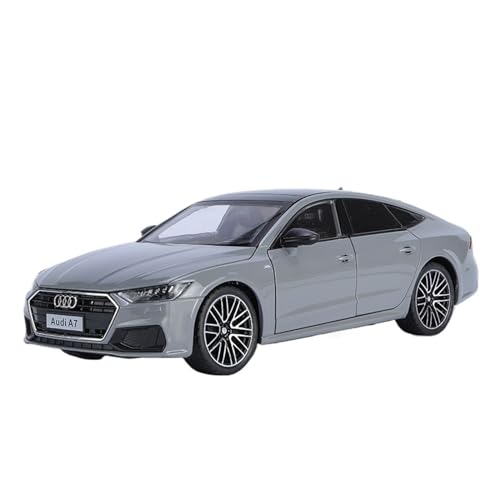 WJXNNON Für Audi A7 Legierung Automodell Druckguss Metall Spielzeug Fahrzeuge Automodell Simulation Sound Und Licht Sammlung Spielzeug Geschenk 1:24(Gray) von WJXNNON