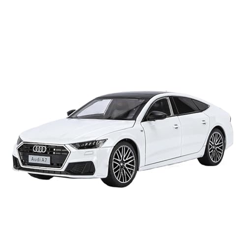 WJXNNON Für Audi A7 Legierung Automodell Druckguss Metall Spielzeug Fahrzeuge Automodell Simulation Sound Und Licht Sammlung Spielzeug Geschenk 1:24(White) von WJXNNON