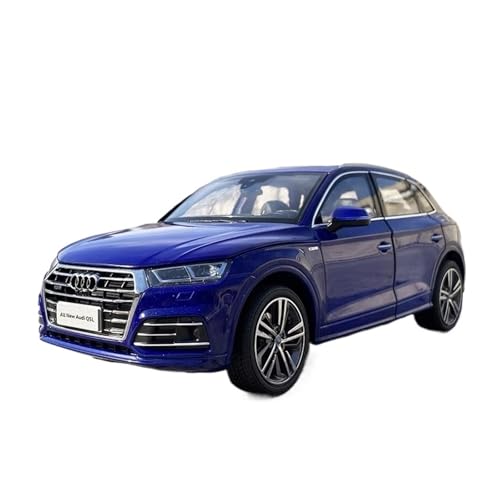 WJXNNON Für Audi Q5 SUV, Geländewagen Aus Legierung, Maßstab 1:18, Automodell Aus Druckgussmetall, Statisches Modellauto, Autosammlung, Fahrzeuge, Geschenk(Blue) von WJXNNON