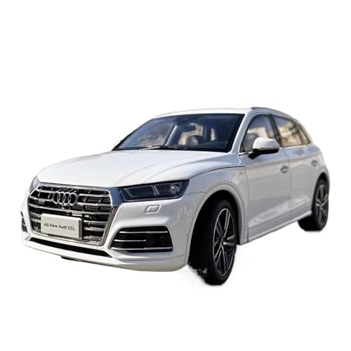 WJXNNON Für Audi Q5 SUV, Geländewagen Aus Legierung, Maßstab 1:18, Automodell Aus Druckgussmetall, Statisches Modellauto, Autosammlung, Fahrzeuge, Geschenk(White) von WJXNNON