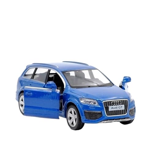 WJXNNON Für Audi Q7 Geländewagen Legierung Modell Simulation Force Control Automobil Spielzeug Geschenk Serie 1:36(Blue) von WJXNNON