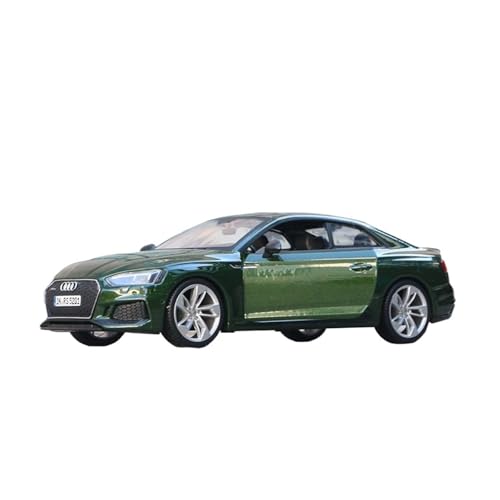 WJXNNON Für Audi RS 5 Coupe Legierung Racing Luxusauto Druckguss Pullback Auto Statisches Automodell Spielzeugsammlung Geschenk 1:24(Green) von WJXNNON