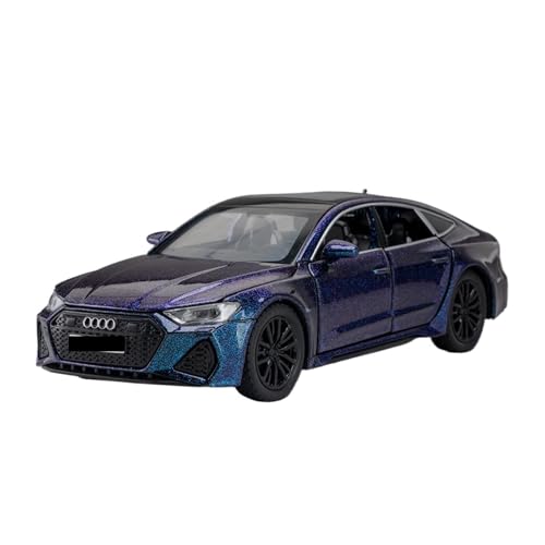 WJXNNON Für Audi RS7 Legierung Modell Auto Spielzeug Druckguss Metall Casting Sound Und Licht Auto Spielzeug Für Kinder 1:32(Purple) von WJXNNON