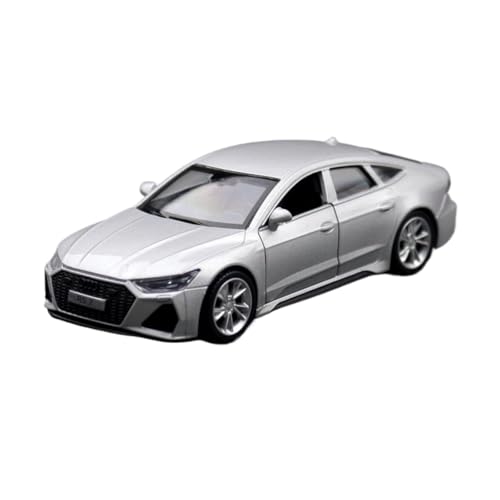 WJXNNON Für Audi RS7 Spielzeug Auto Modell Diecast Metall Fahrzeug Miniatur Pull Back Sammlung Geschenk 1/43(Silver) von WJXNNON