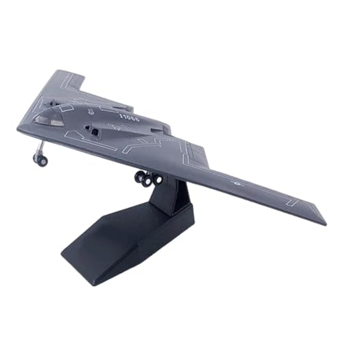 WJXNNON Für B2 Strategic Fighter Modell Spielzeug Legierung Druckguss Flugzeug Für Desktop Regal Zimmer Ornamente Dekor 1:200 von WJXNNON