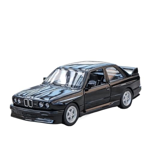 WJXNNON Für BMW M3 E30 Metall Spielzeug Legierung Auto Druckguss & Spielzeug Fahrzeuge Auto Modell 1:36ldren(M3 Black) von WJXNNON