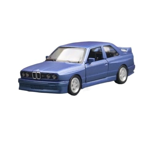 WJXNNON Für BMW M3 E30 Metall Spielzeug Legierung Auto Druckguss & Spielzeug Fahrzeuge Auto Modell 1:36ldren(M3 Blue) von WJXNNON