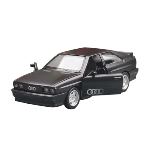 WJXNNON Für BMW M3 E30 Metall Spielzeug Legierung Auto Druckguss & Spielzeug Fahrzeuge Auto Modell 1:36ldren(Quattro Black) von WJXNNON