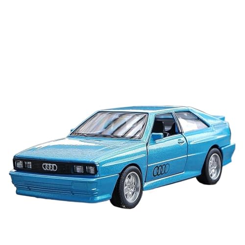 WJXNNON Für BMW M3 E30 Metall Spielzeug Legierung Auto Druckguss & Spielzeug Fahrzeuge Auto Modell 1:36ldren(Quattro Blue) von WJXNNON