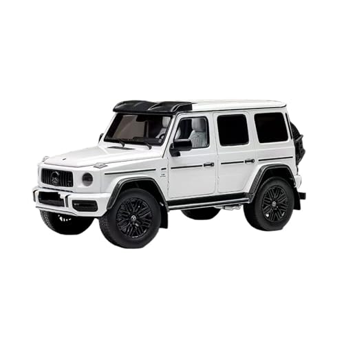 WJXNNON Für Benz G63 SUV Metallautomodell Statische Dekoration Weihnachtsgeschenksammlung Senden Sie Freunden Mehrfarbig Im Maßstab 1/18(White) von WJXNNON