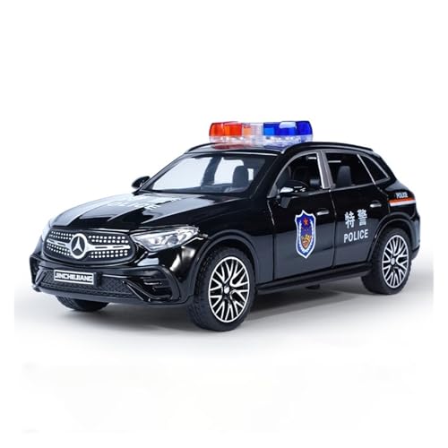 WJXNNON Für Benz GLC400 SUV Legierung Automodell Sound Und Licht Pull Back Kinderspielzeug Sammlerstücke Geburtstagsgeschenk 1:32(Black 1) von WJXNNON