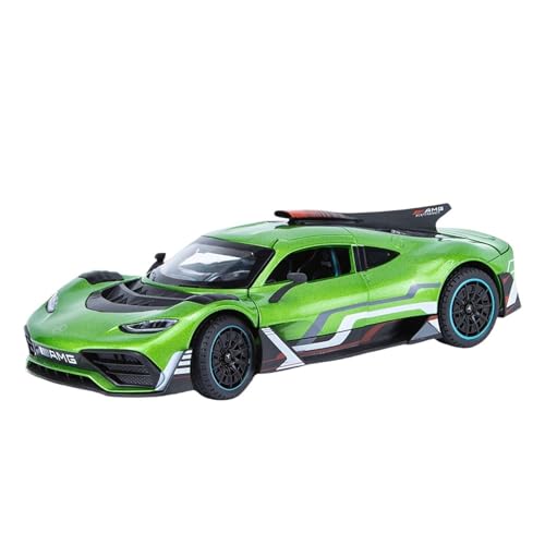 Für Benz Legierung Auto Modell Sport Auto Sound Und Licht Pull Back Spielzeug Auto Druckguss Junge Sammlung Geschenk(Green- no box) von WJXNNON