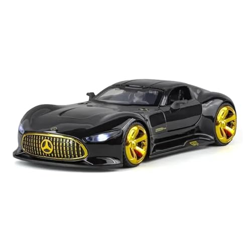 WJXNNON Für Benzs GT Legierung Sportwagen Modell Diecast Metall Auto Fahrzeug Modell Sound Und Licht Kinder Spielzeug Geschenk 1:32(Black-Boxed) von WJXNNON